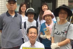 『みま～もステッカー』を巡るウォーキング！＠公園体操